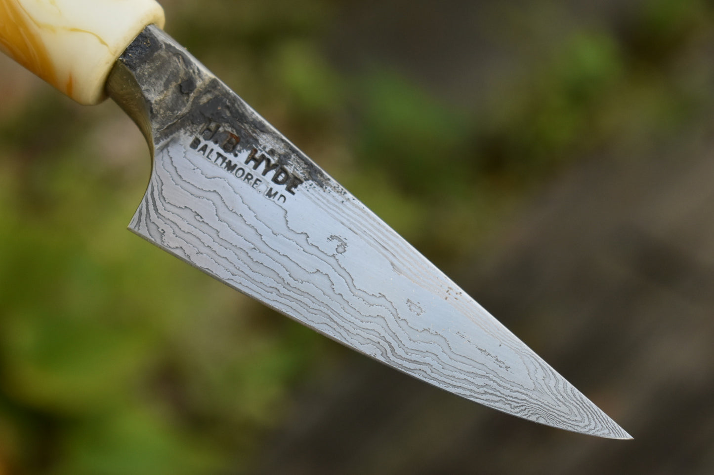 90mm Western Damascus Paring
