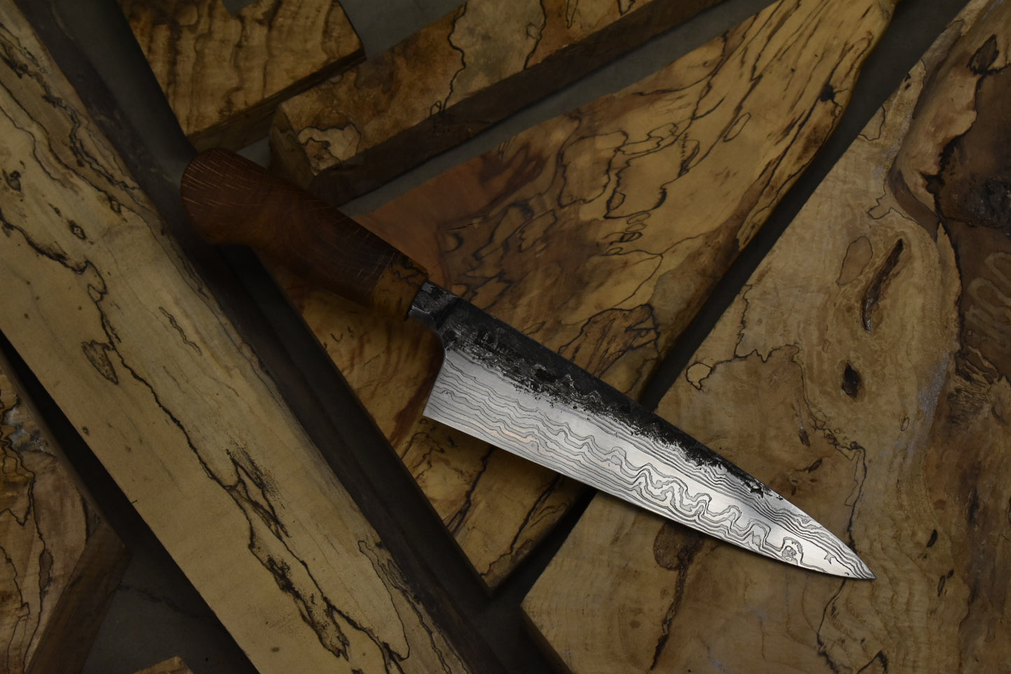 198mm Western Damascus Chef