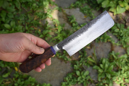 168mm Damascus Wa Nakiri