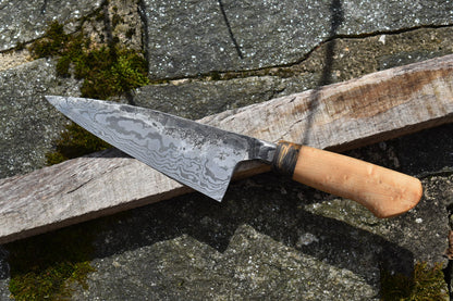 158mm Western Damascus Chef