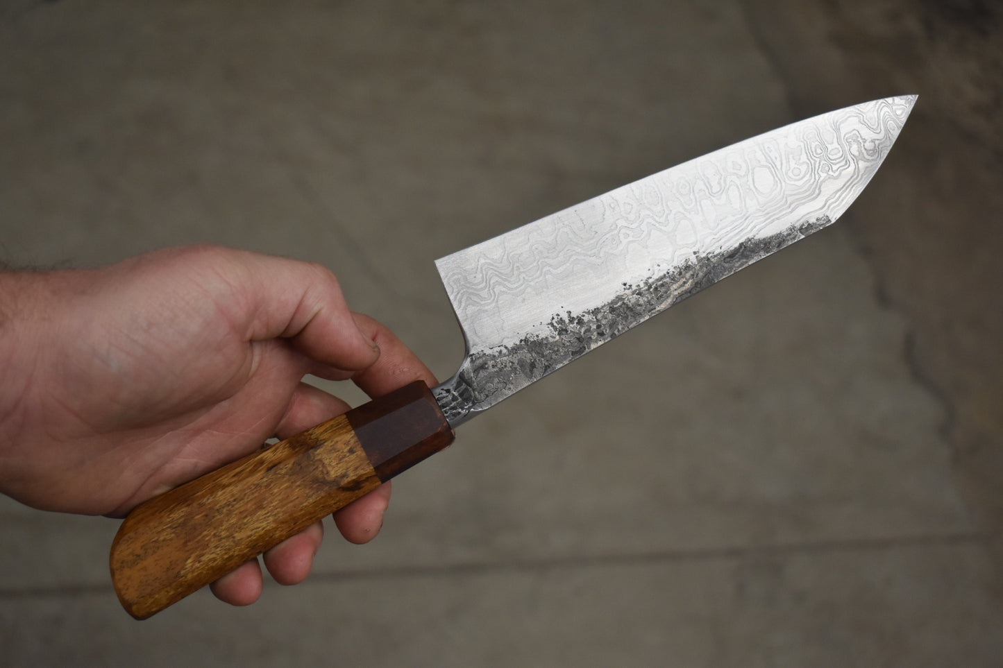 188mm Damascus Wa Chef