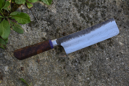 168mm Damascus Wa Nakiri