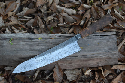 238mm Wa Damascus Chef
