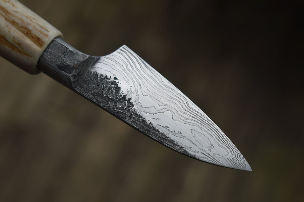 71mm Damascus Antler Paring