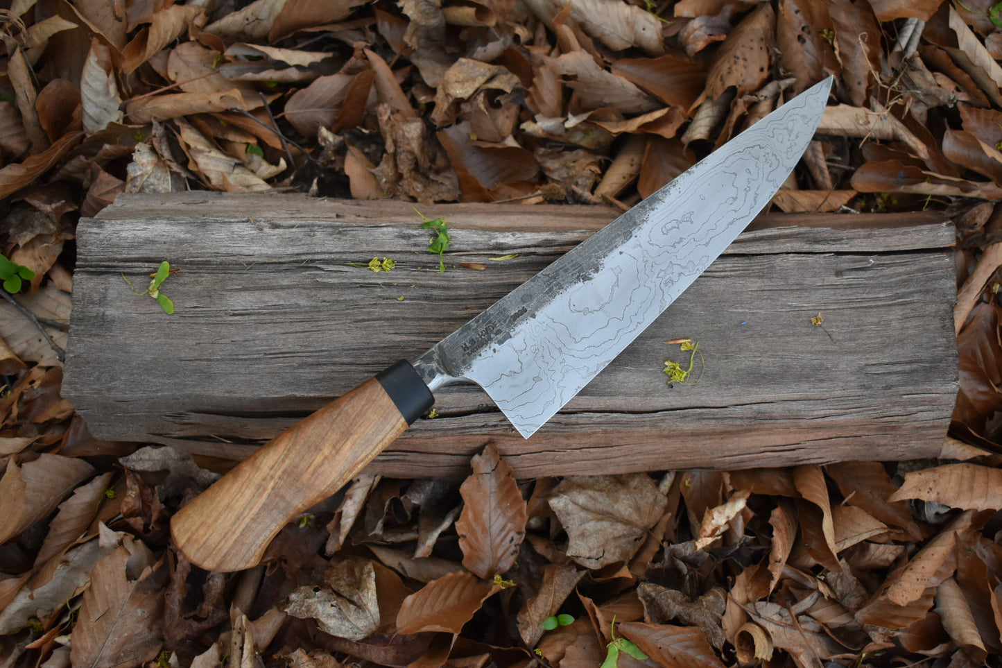 227mm Damascus Western Chef