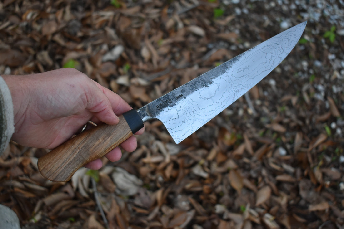 227mm Damascus Western Chef