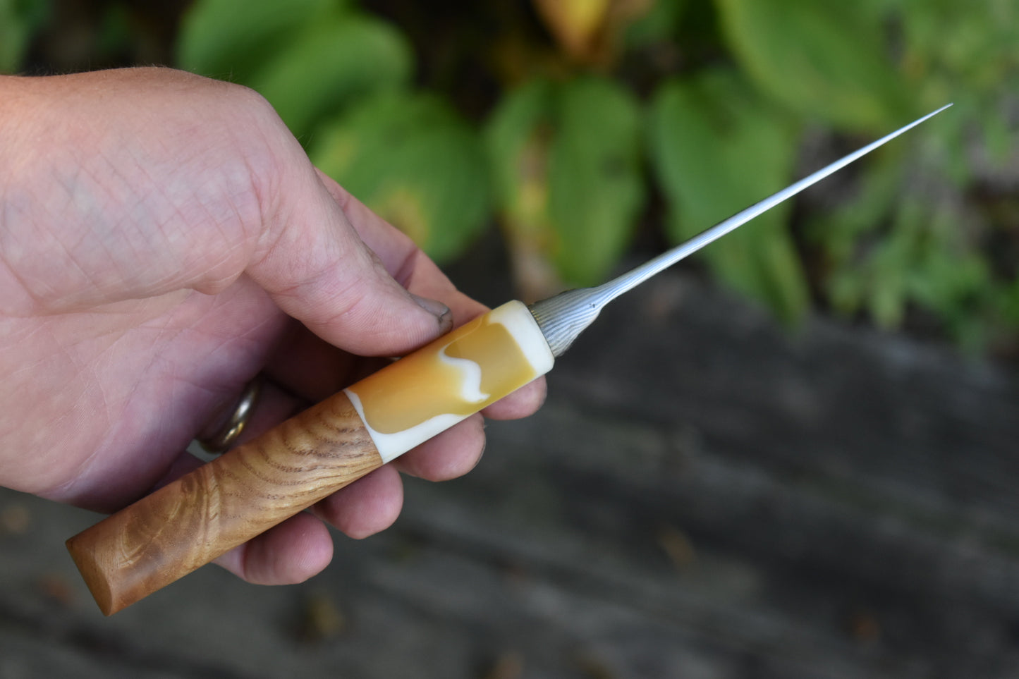 90mm Western Damascus Paring