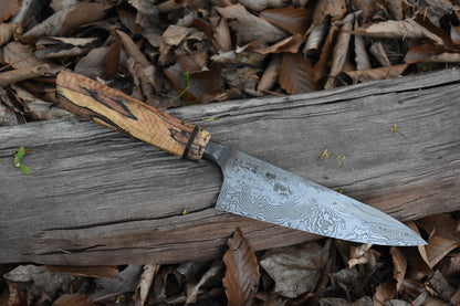 168mm Damascus Wa Chef