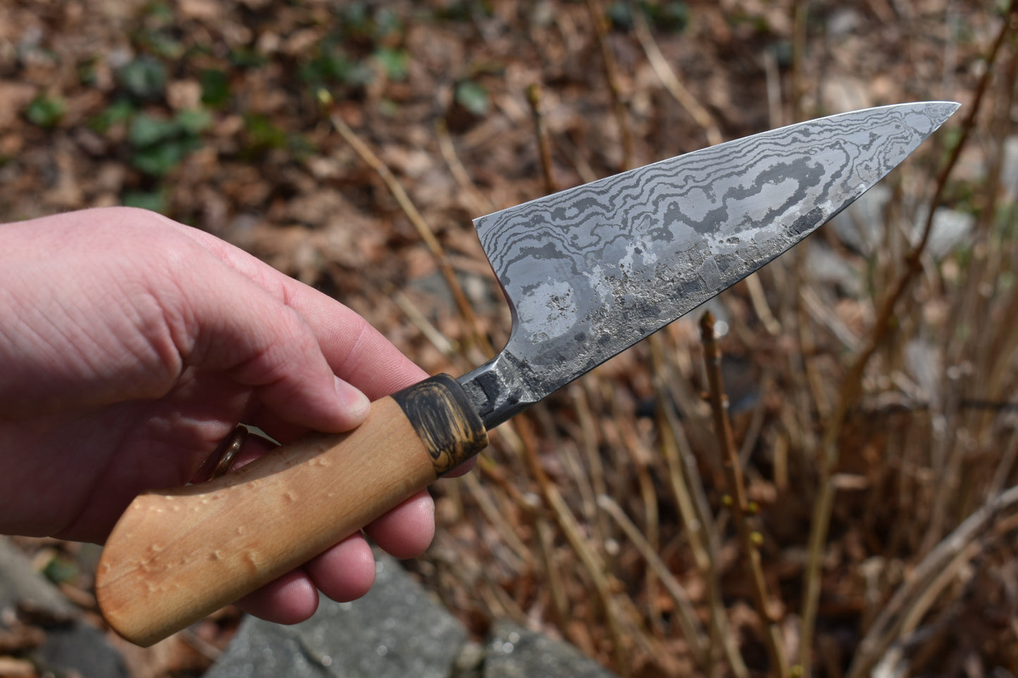 158mm Western Damascus Chef