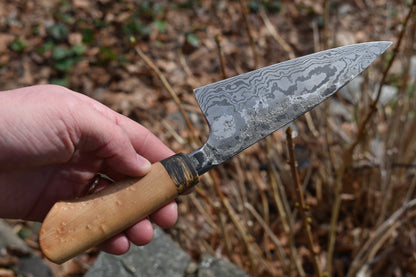 158mm Western Damascus Chef