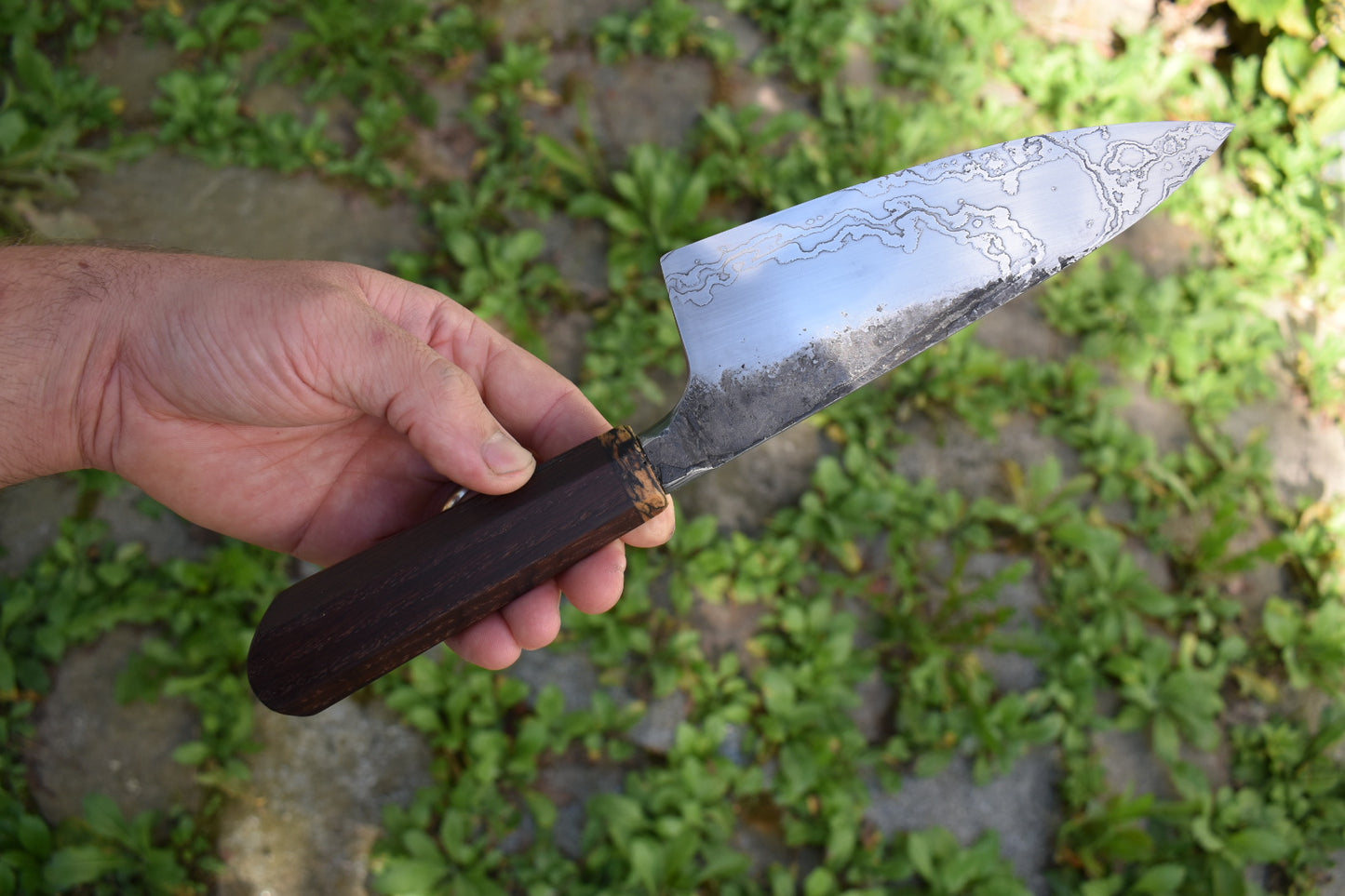 168mm Damascus Wa Chef