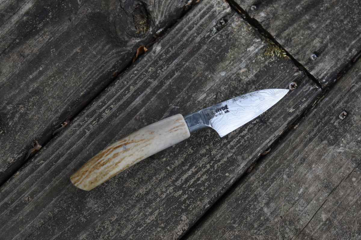 71mm Damascus Antler Paring