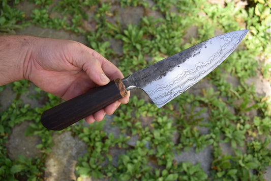 168mm Damascus Wa Chef