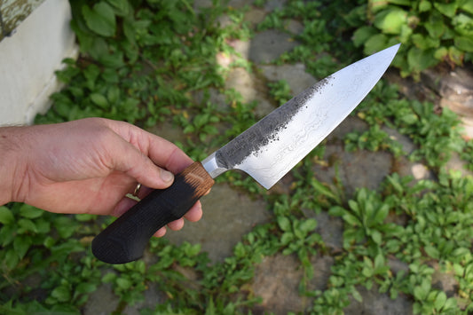176mm Western Damascus Chef