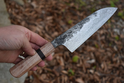 161mm Damascus Wa Santoku