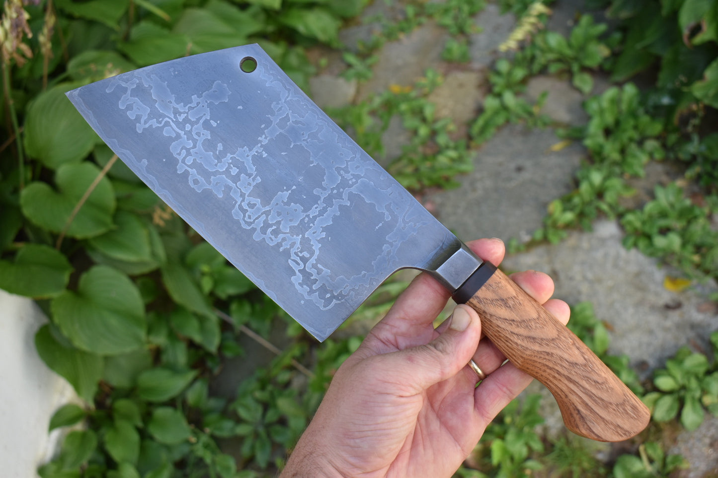 212mm Integral Damascus Cleaver