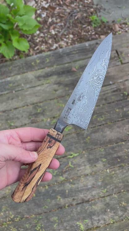 168mm Damascus Wa Chef