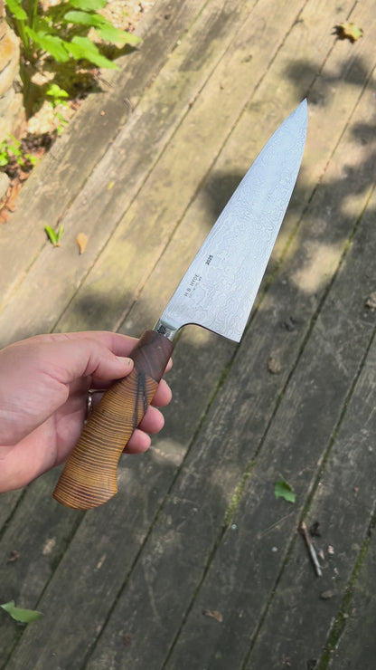 216mm Western Damascus Chef