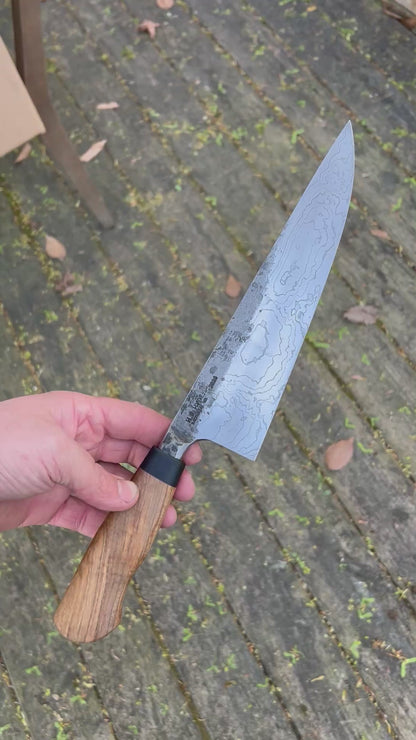 227mm Damascus Western Chef